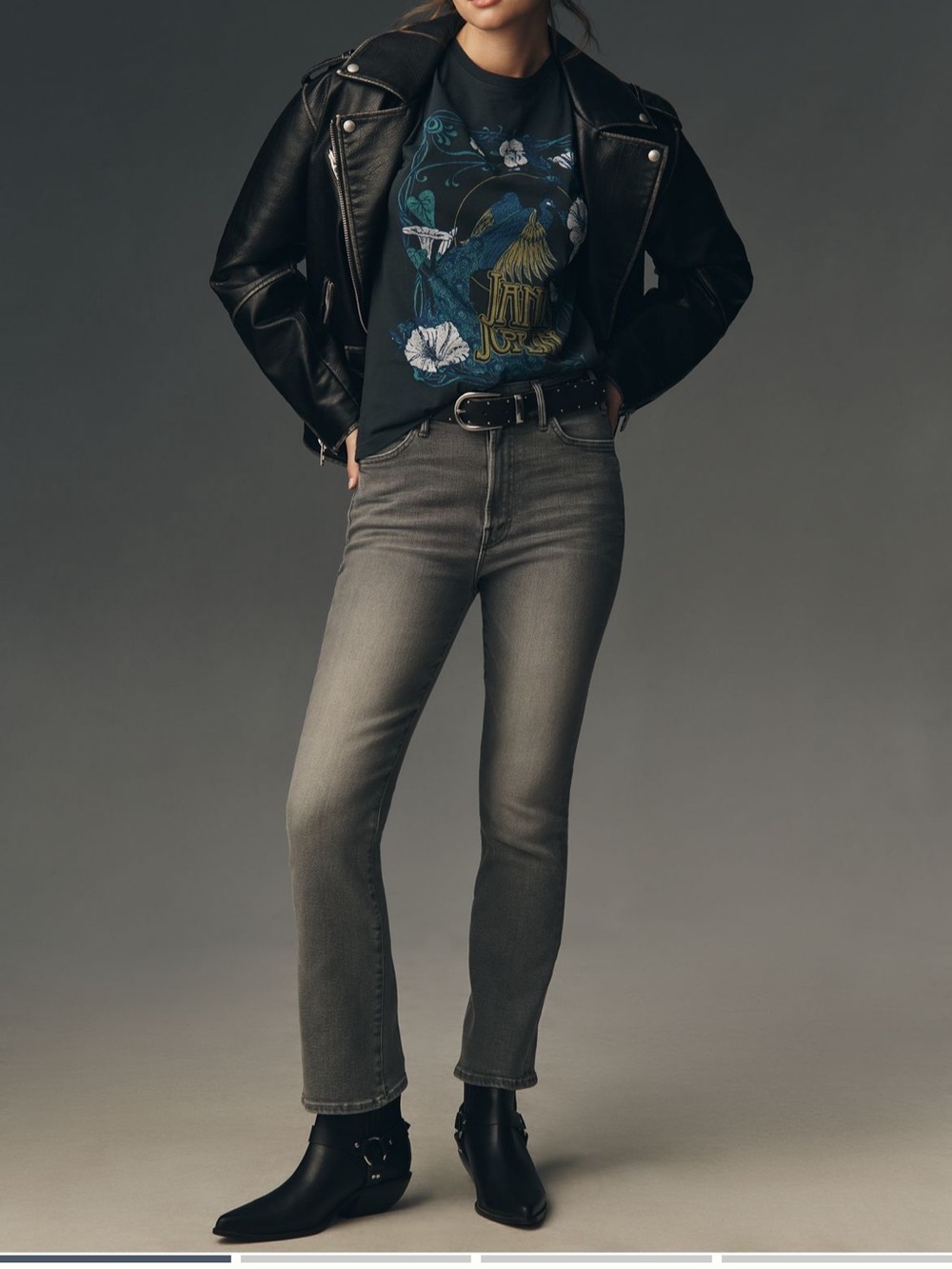 BNWT- MOTHER Hustler Ankle High Rise Straight Jean, size 32